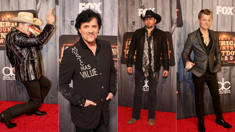 Illustration for article titled Gold, Glitz, and Blonde Dye at the American Country Countdown Awards